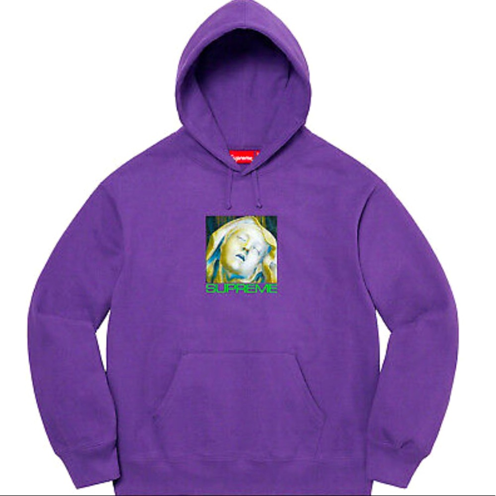 NEW SUPREME Ecstasy hooded sweatshirt in purple - New and never worn.